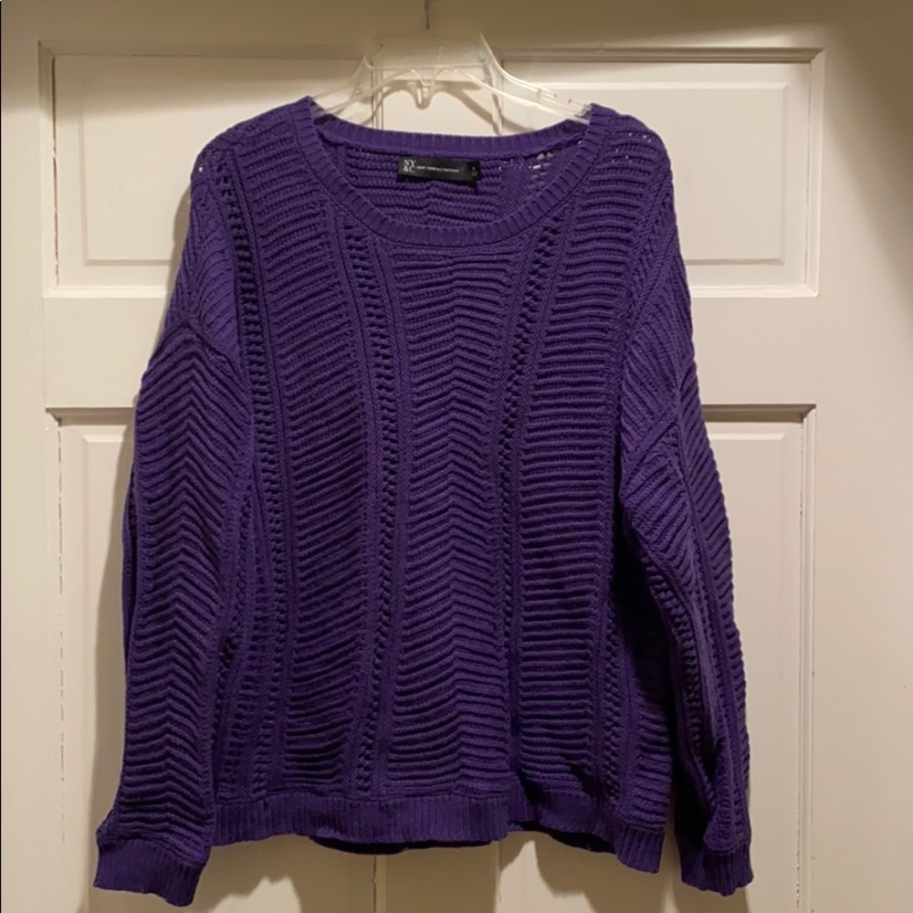 NY&CO- Purple sweater